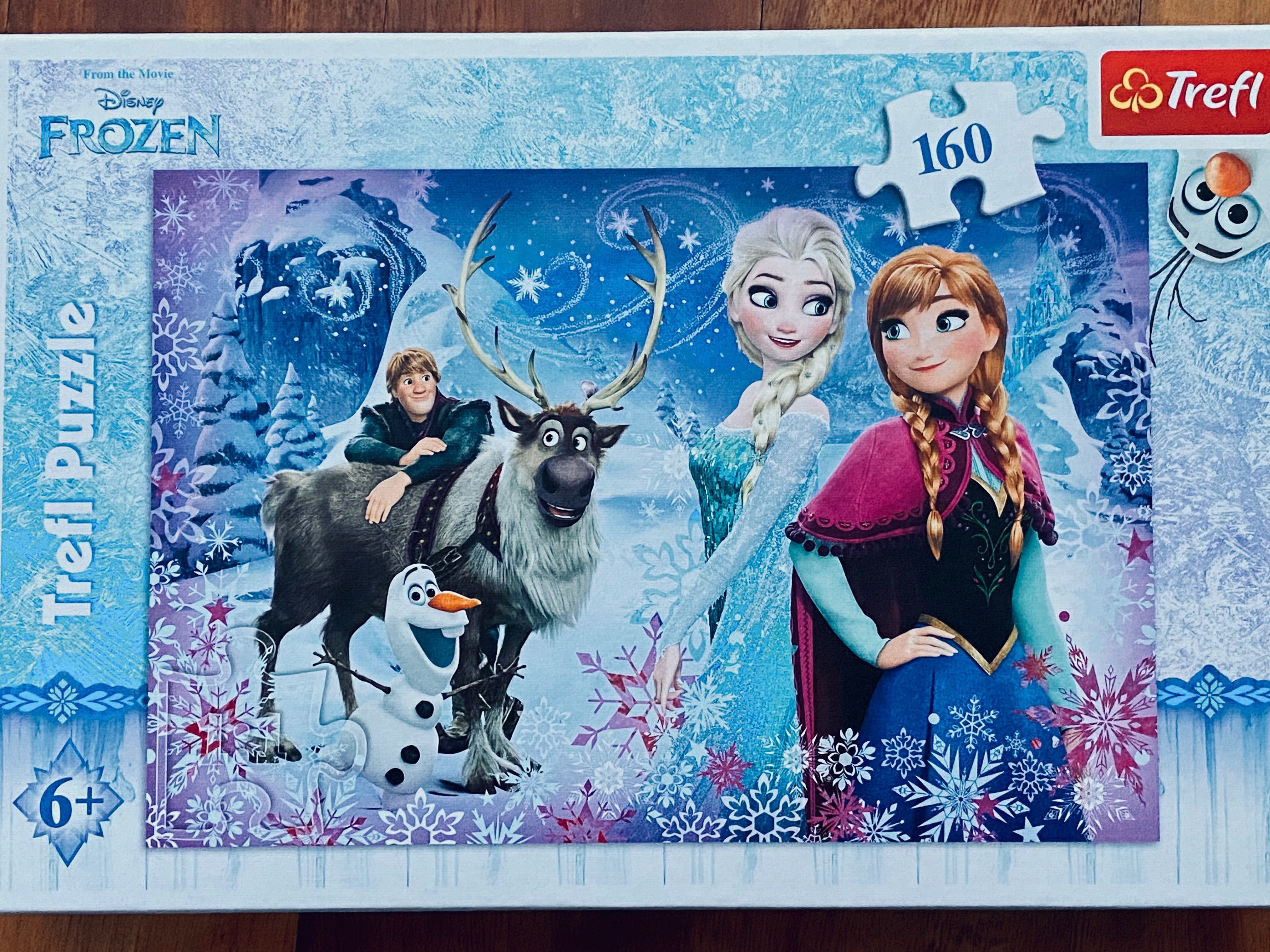 Puzzle 3D mamut Robotime + Puzzle Frozen 160 piese