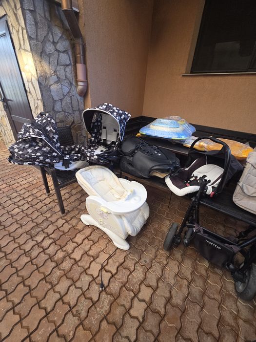 Бебешка количка, столче за хранене, за кола, кош и т.н