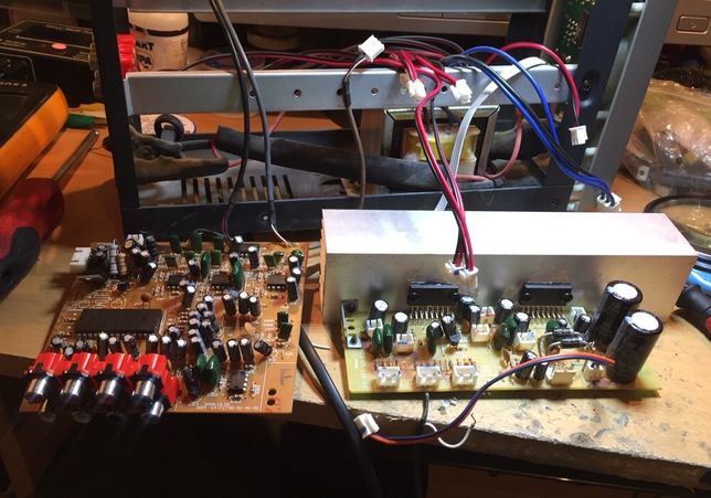 Service reparatie sistem 5.1 microlab amplificatoare electronice