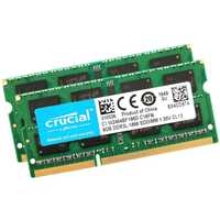 Sigilate memorie RAM laptop Crucial 2x8GB DDR3 1866MHz 1.35v CT102464B