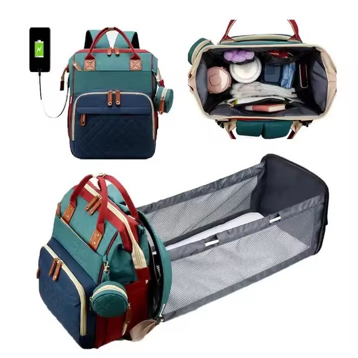Сумка рюгзак для мамы и ребенок кроват для новорожденный