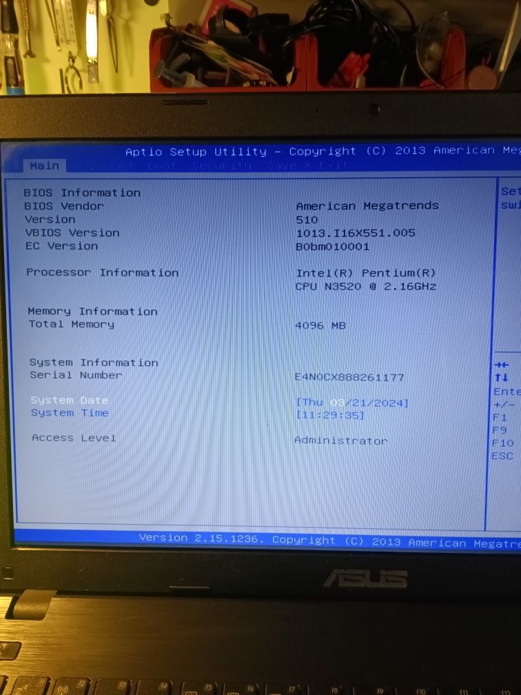 Laptop Asus x551m