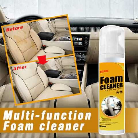 Активна пяна за сухо почистване Foam Cleaner 650 ml Кола и дом + четка