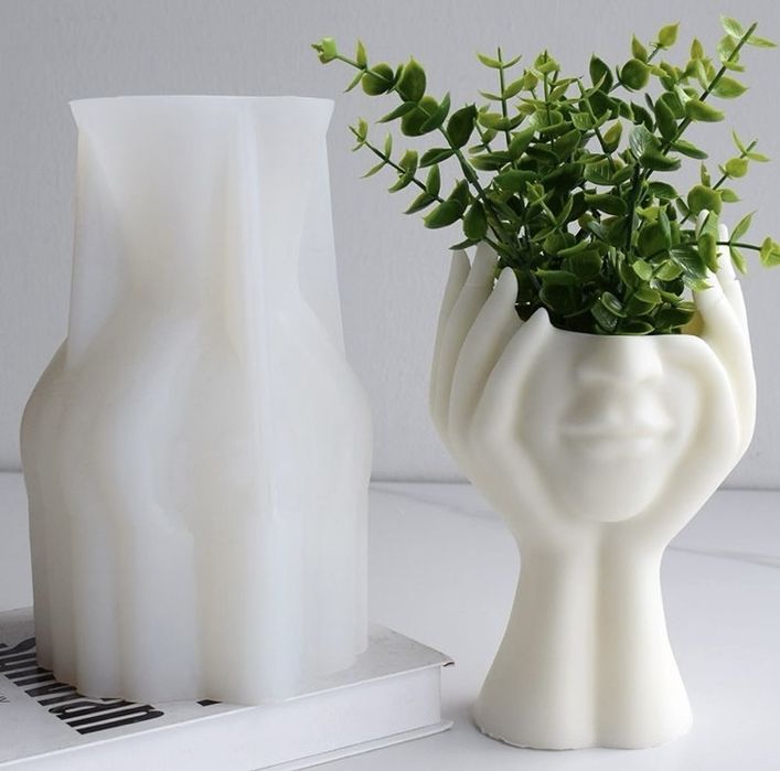 Силикиновый молд ваза