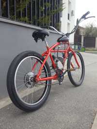 Bicicleta beach cruiser "Felt", reconditionata si revopsita