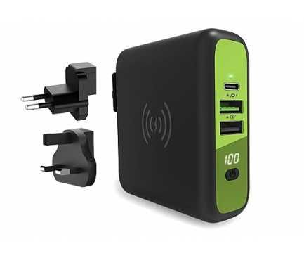 Incarcator cu baterie externa si wireless Goui Mbala 8000mAh 18W