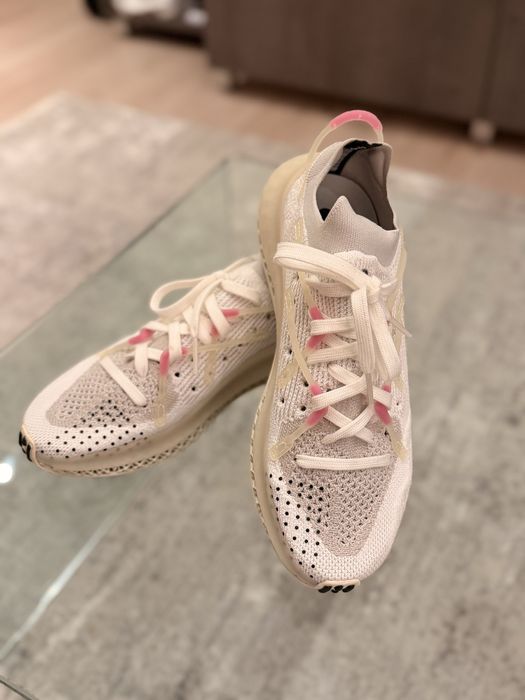 Vand Adidasi Adidas 4D Fusion White and Dust Pink