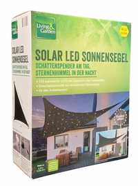 Соларна LED тента-внос Германия 3.25x3.25,звездно небе,защита от слънц