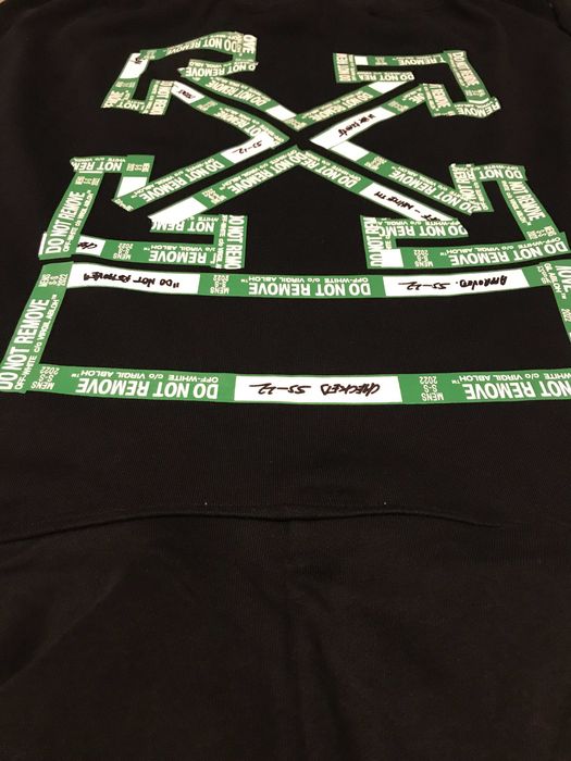 Off-White Remove Arrow Skate Fit Hoodie, уголемен, размер: S