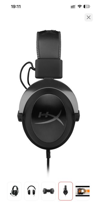 Наушники HyperX Cloud II KHX-HSCP-RD серые