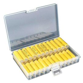 Кутия за съхранение на батерии,48 AAA батерии, 13x11.5x2.5 см