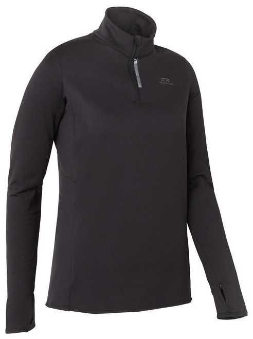 Дамска Блуза за Бягане KALENJI WARM ZIP в размер L/48