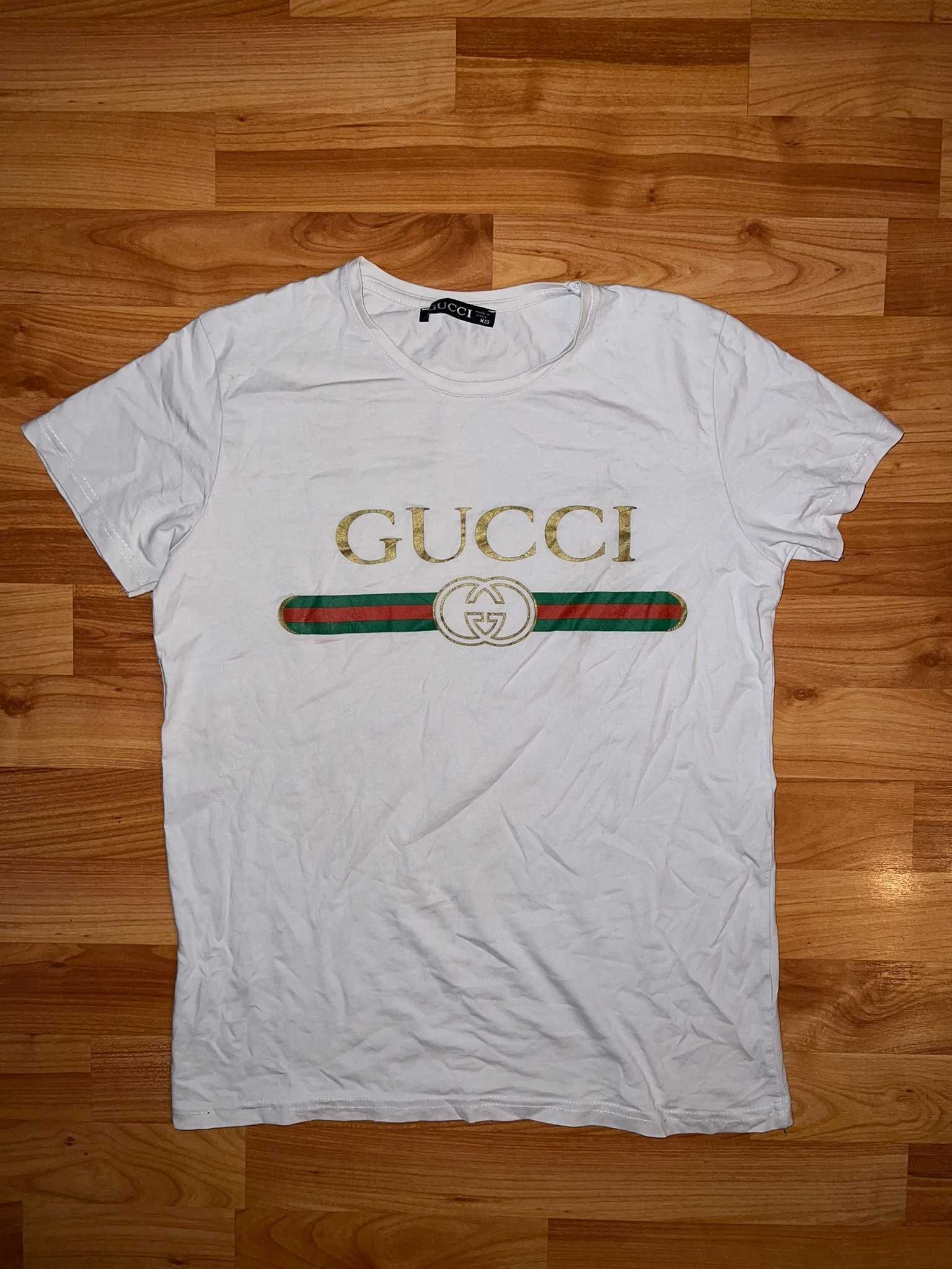 Tricou alb Gucci