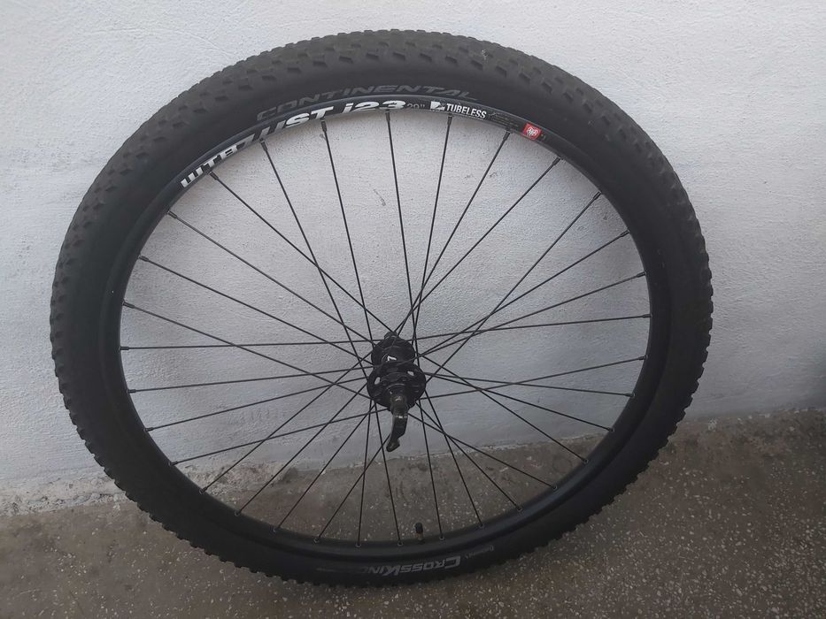 Roata bike 29" janta wtb ST i23, butuc Sram X7, anvelopa Continental