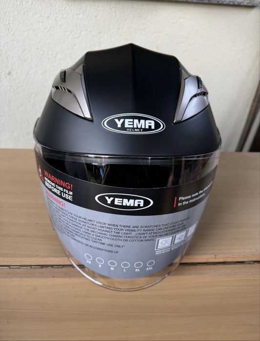 Casca moto open face Yema YM627 , marimea M , NOU