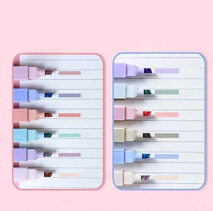 6 броя цветни маркери в комплект