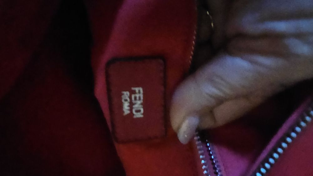 Rucsac deosebit dama rosu piele de firma