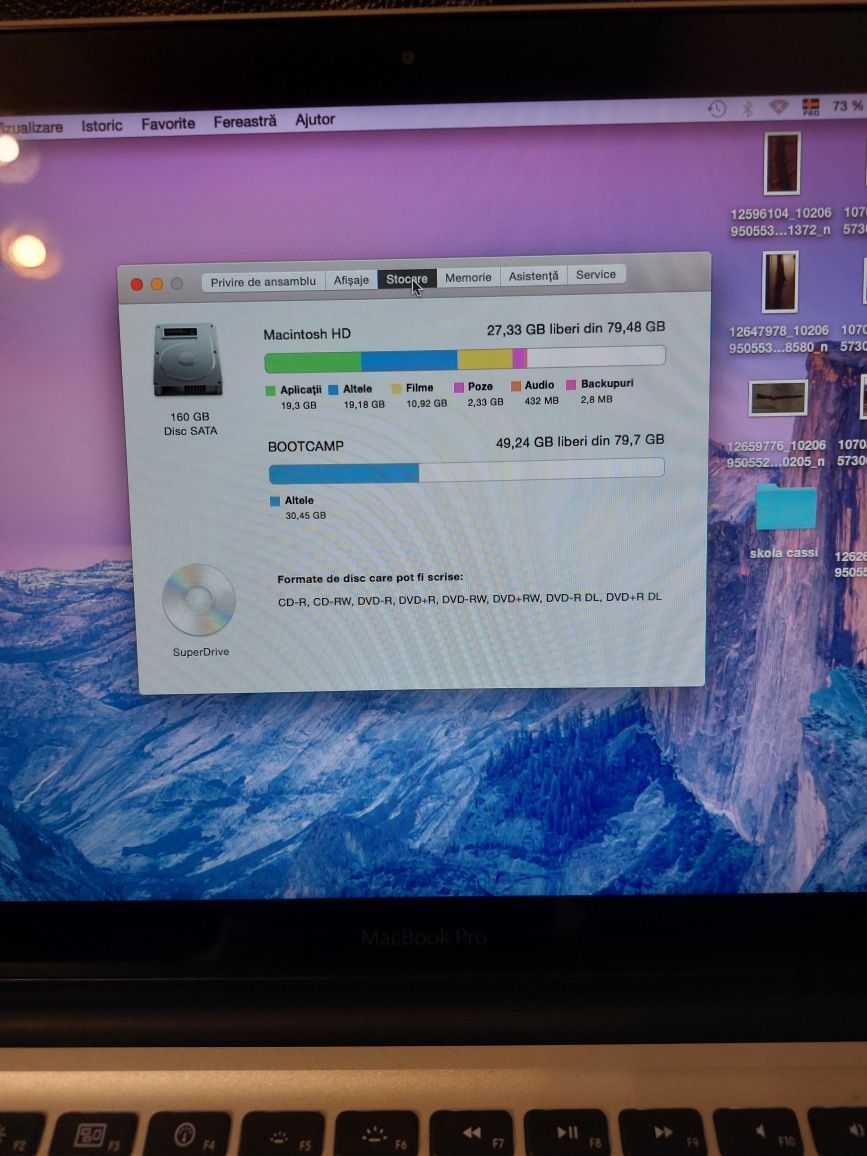 Vand Laptop i5 Apple Macbook Pro A1278