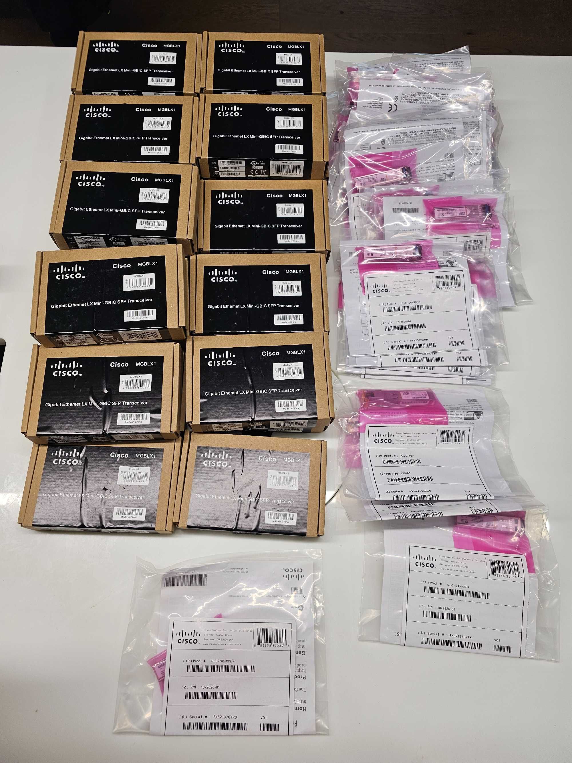 Cisco GLC-SX-MMD= 1000BASE-SX SFP transceiver module, MMF, 850nm, DOM