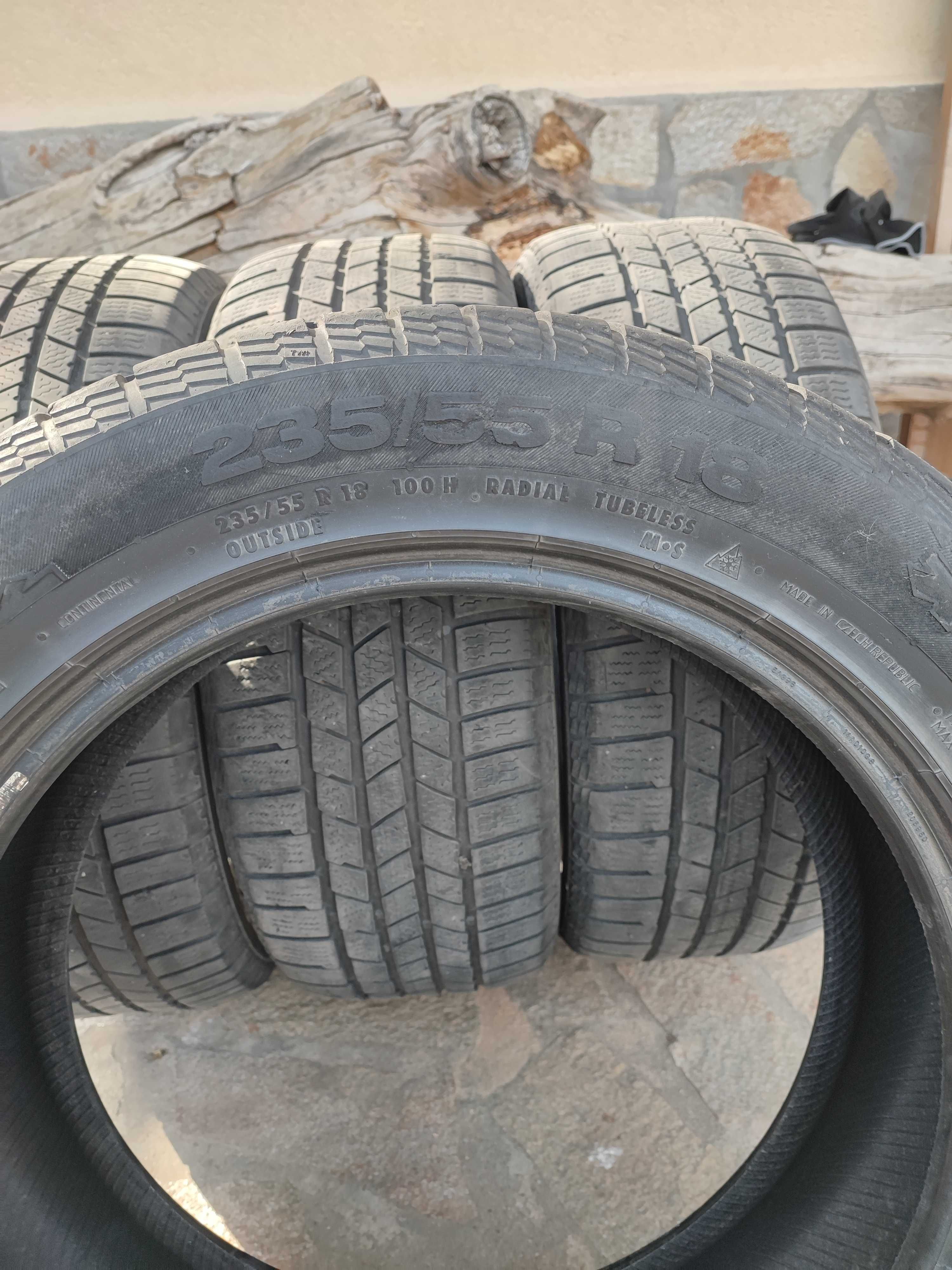 Гуми за Джип.  235/55 R18 зимни Континентал Немски 4 бр. 350лв.