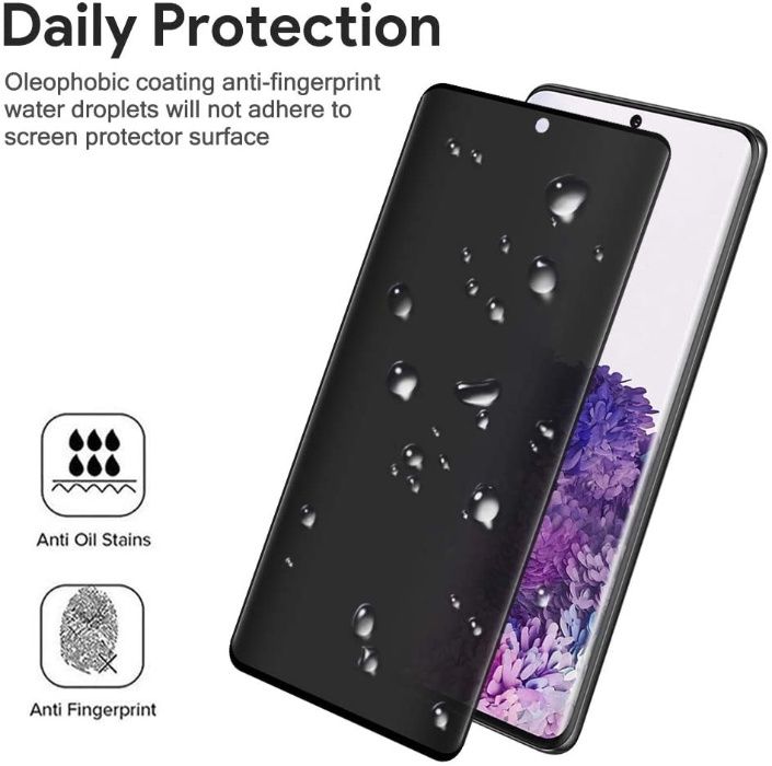 Folie sticla Samsung Galaxy S20 Ultra Privacy Glass folie securizata