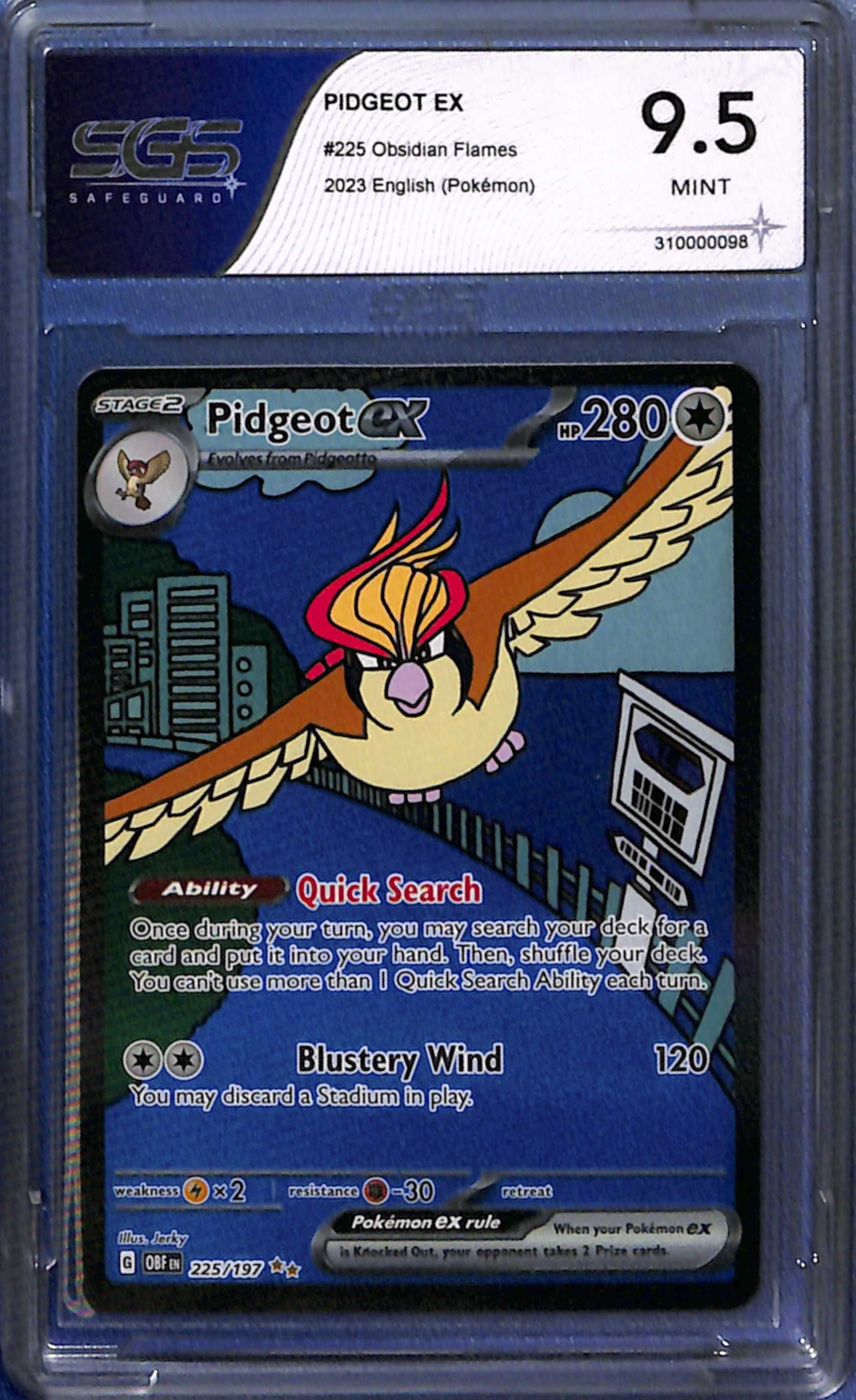 Pidgeot ex 225 si  Pidgey #207.