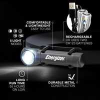 Energizer Светодиодный налобный USB фонарь влагостойкий 1000 люмен