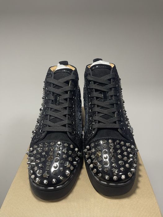 Christian Louboutin High Black Silver Accents
