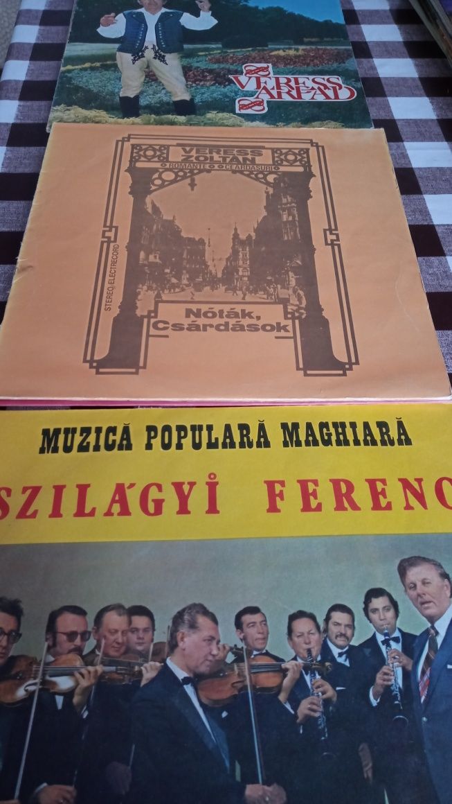 Discuri de vinil muzică populară maghiară