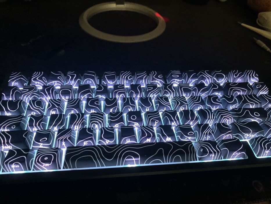 Mchose G75 Pro Topographic matcha switches