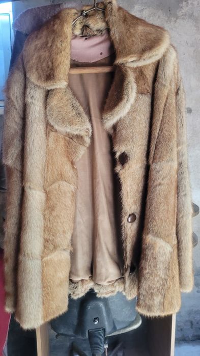 Blana naturala de marmota pentru femei