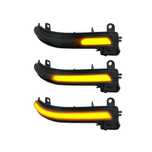 Set semnale LED negre dinamice oglinda BMW 1 2 3 4 X1 F20 F30 F32 F36