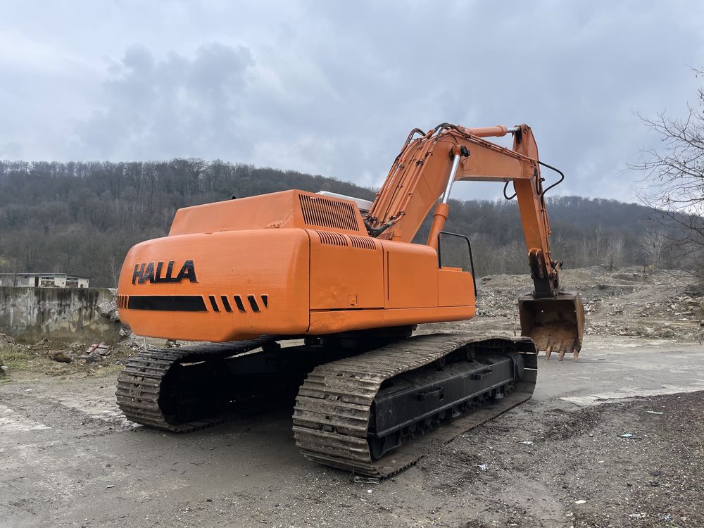 Excavator HALLA 35 tone instalatie picon/foarfeca