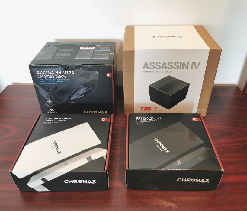 Cooler CPU Noctua NH-U12A Chromax Black si DeepCool Assassin IV