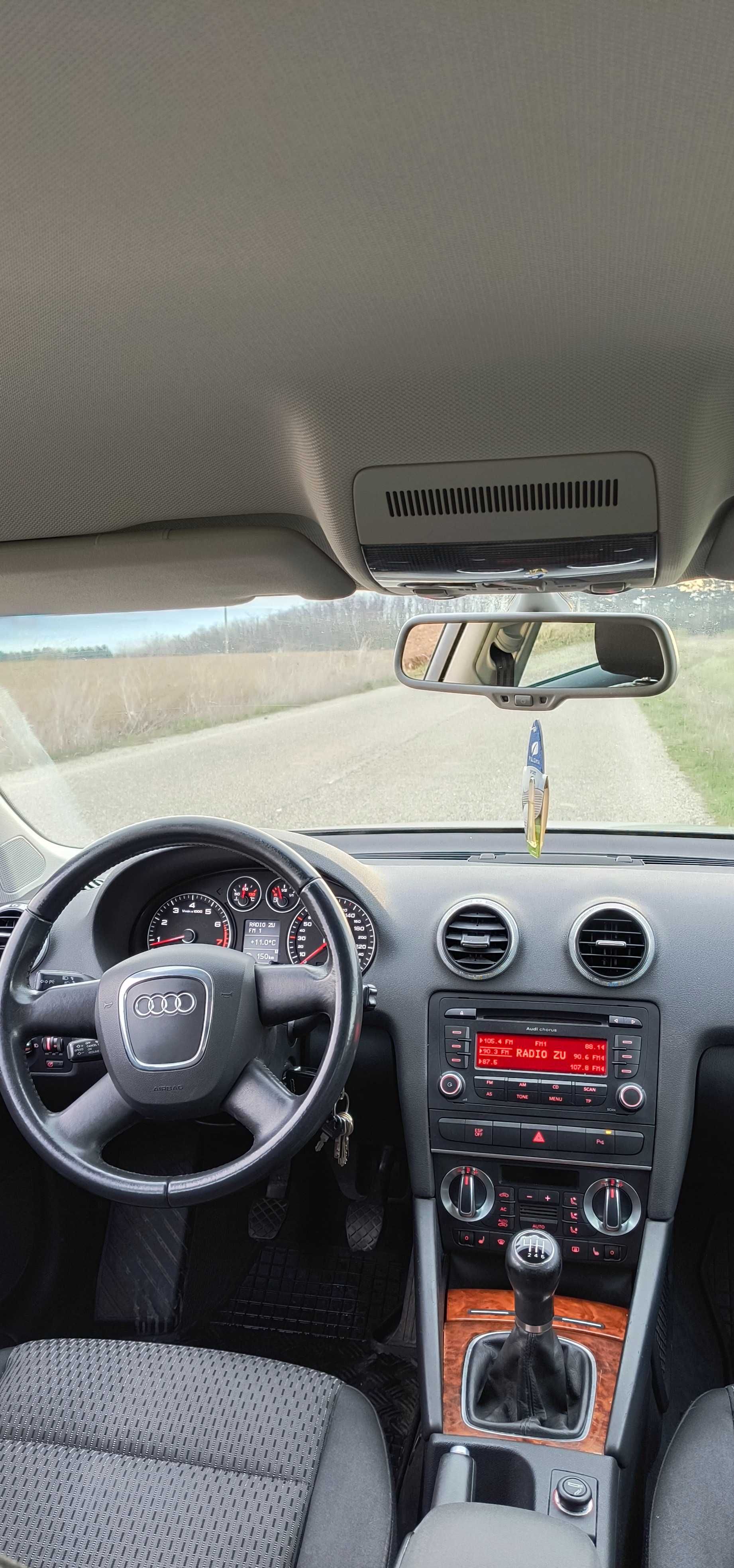 Audi A3 , 1.8 benzina , 160 cp , an 2008