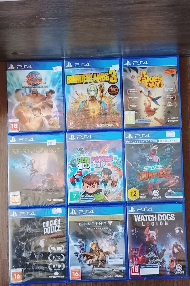 Playstation 4га очилмаган янги дисклар сотамиз нархи 20$