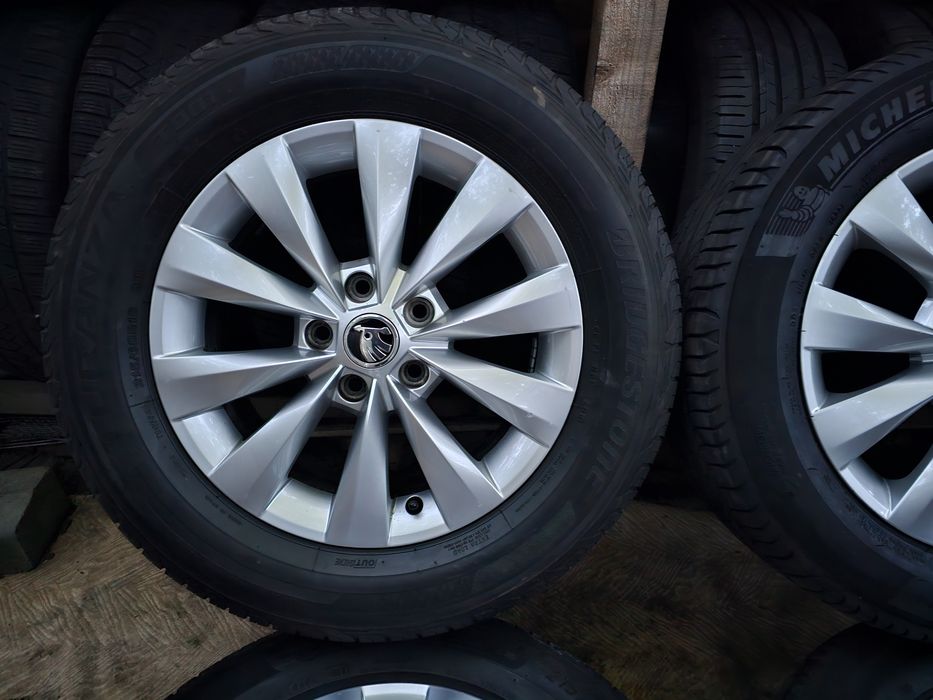 Jante aliaj 16" Skoda/Volkswagen/Seat/Audi 5×112 cu anvelope 215/60/16