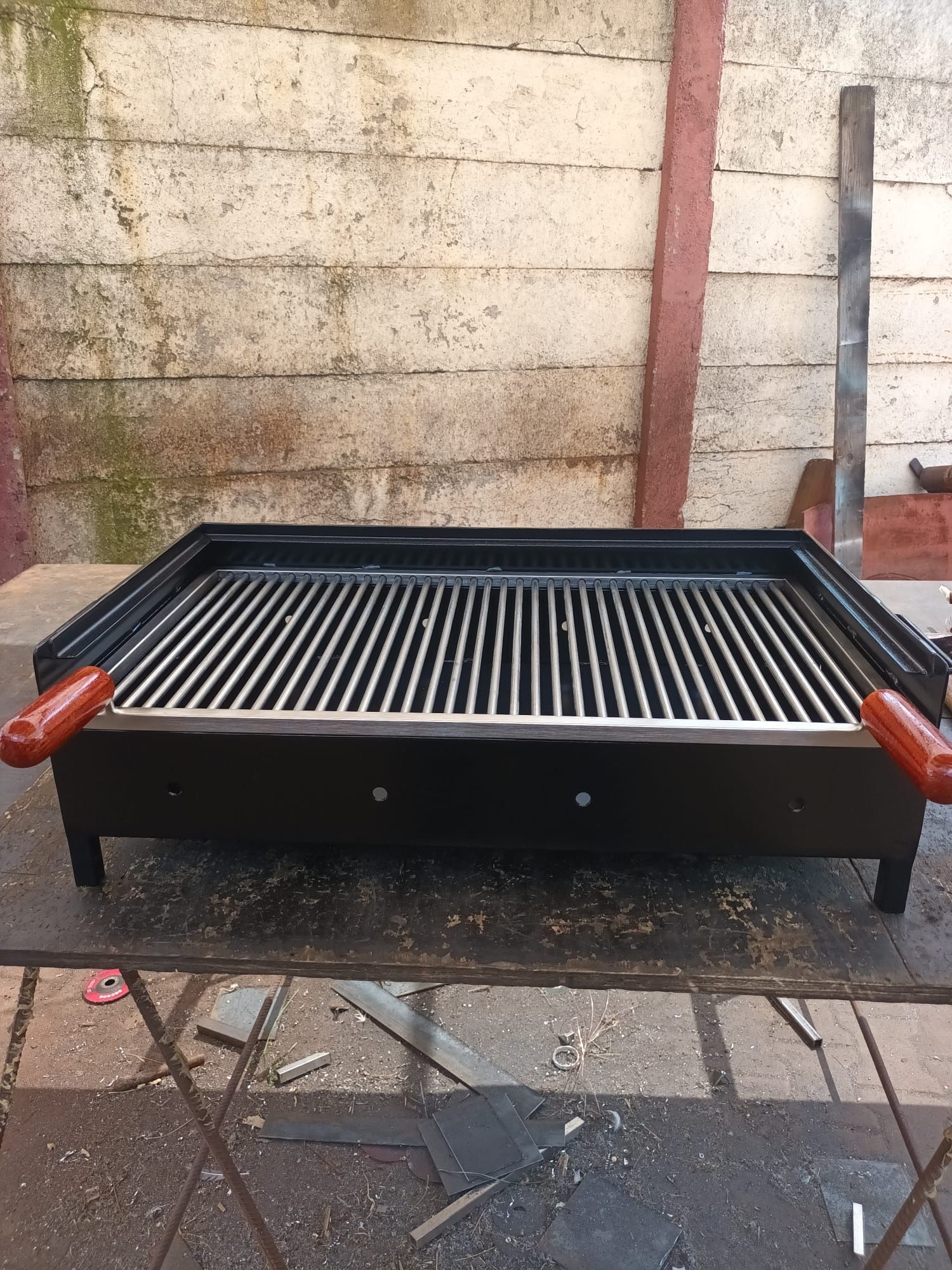 Grill inox alimentar plasa pt gratare caramida sau gratare complete