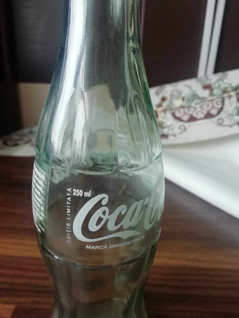 Sticlă Coca-Cola ediție limitată Eclipsa din România 1999!