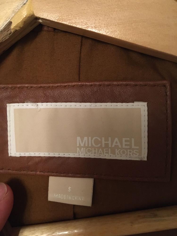 Дамско кожено яке естествена кожа Michael Kors