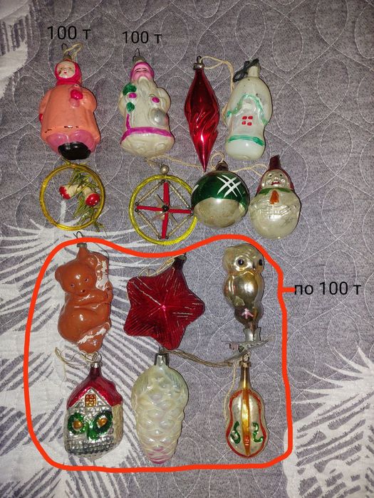 Ёлочные игрушки Советского периода