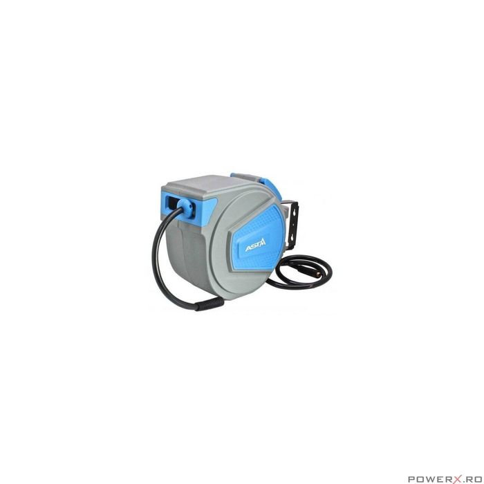 Tambur cu furtun pentru aer comprimat, 15 metri, 3/8", 15 bari, Asta