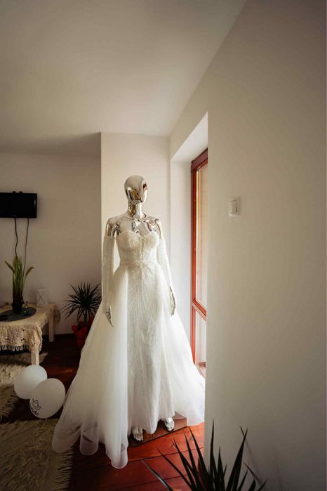 Vand rochie de mireasa purtata o singura data