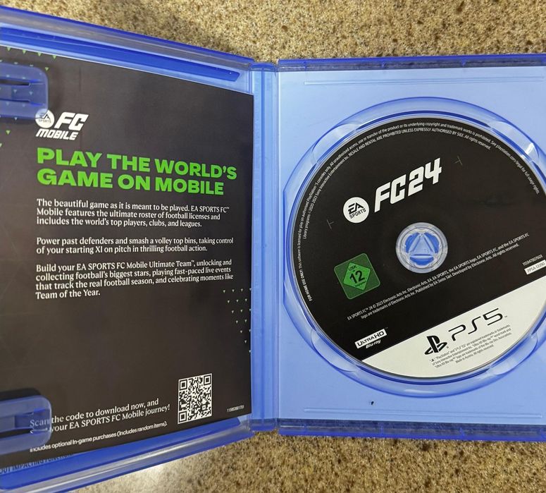 Диск FC 24 для PS5
