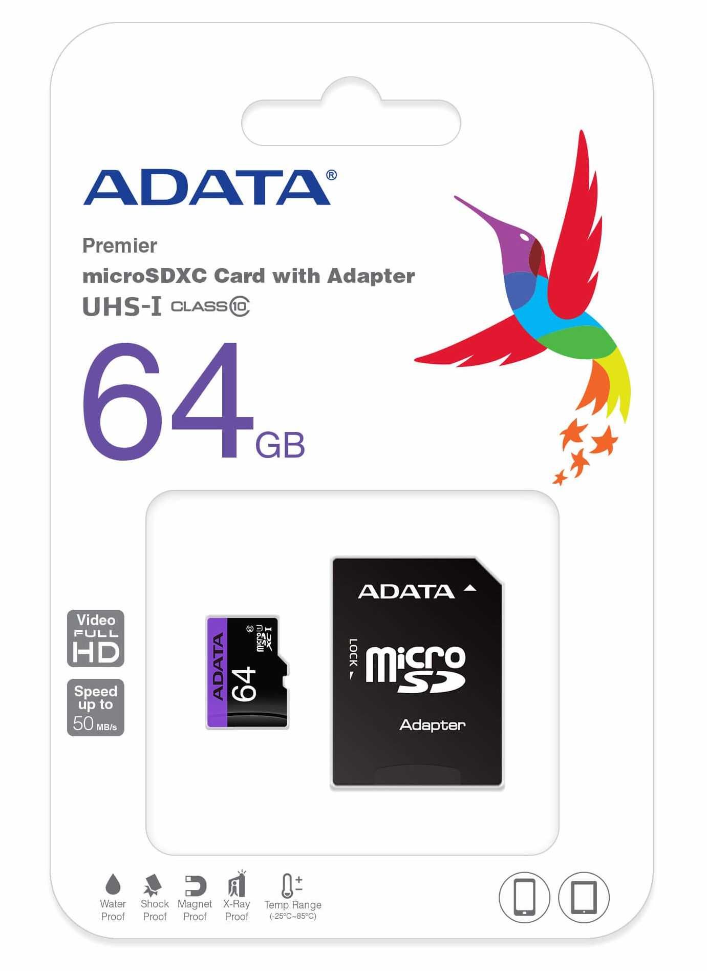 Карта памет Adata 64 GB Micro SD