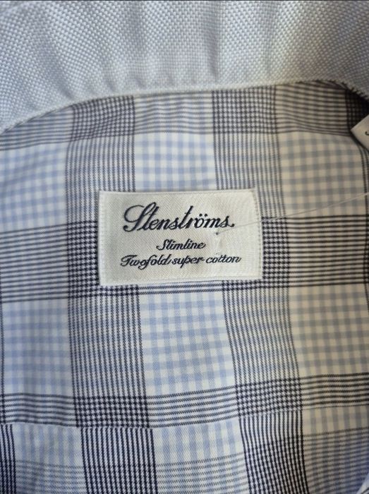 Cămașă de lux Stenströms, Bărbați, Twofold Super Cotton - 39