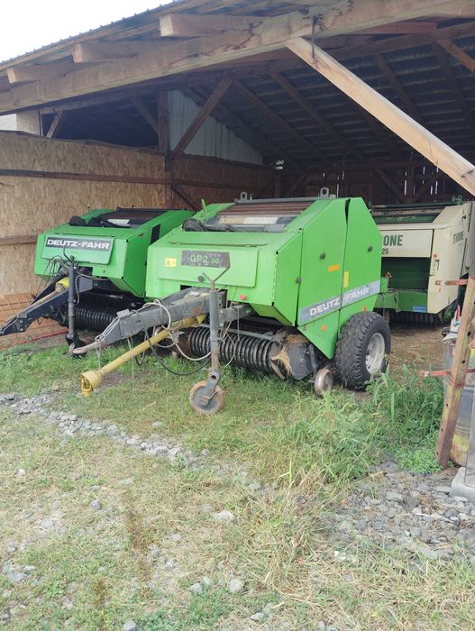 Presa balotiera rotundă deutz/Krone kr130 Bministop pikup mare 2m