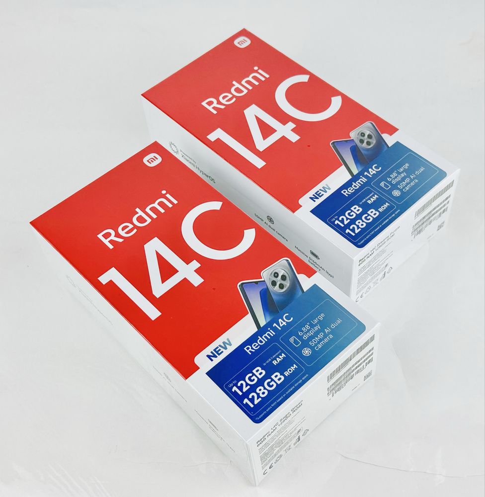 НОВ! Xiaomi Redmi 14C 128GB 6RAM Black / Blue / Green / Purple
