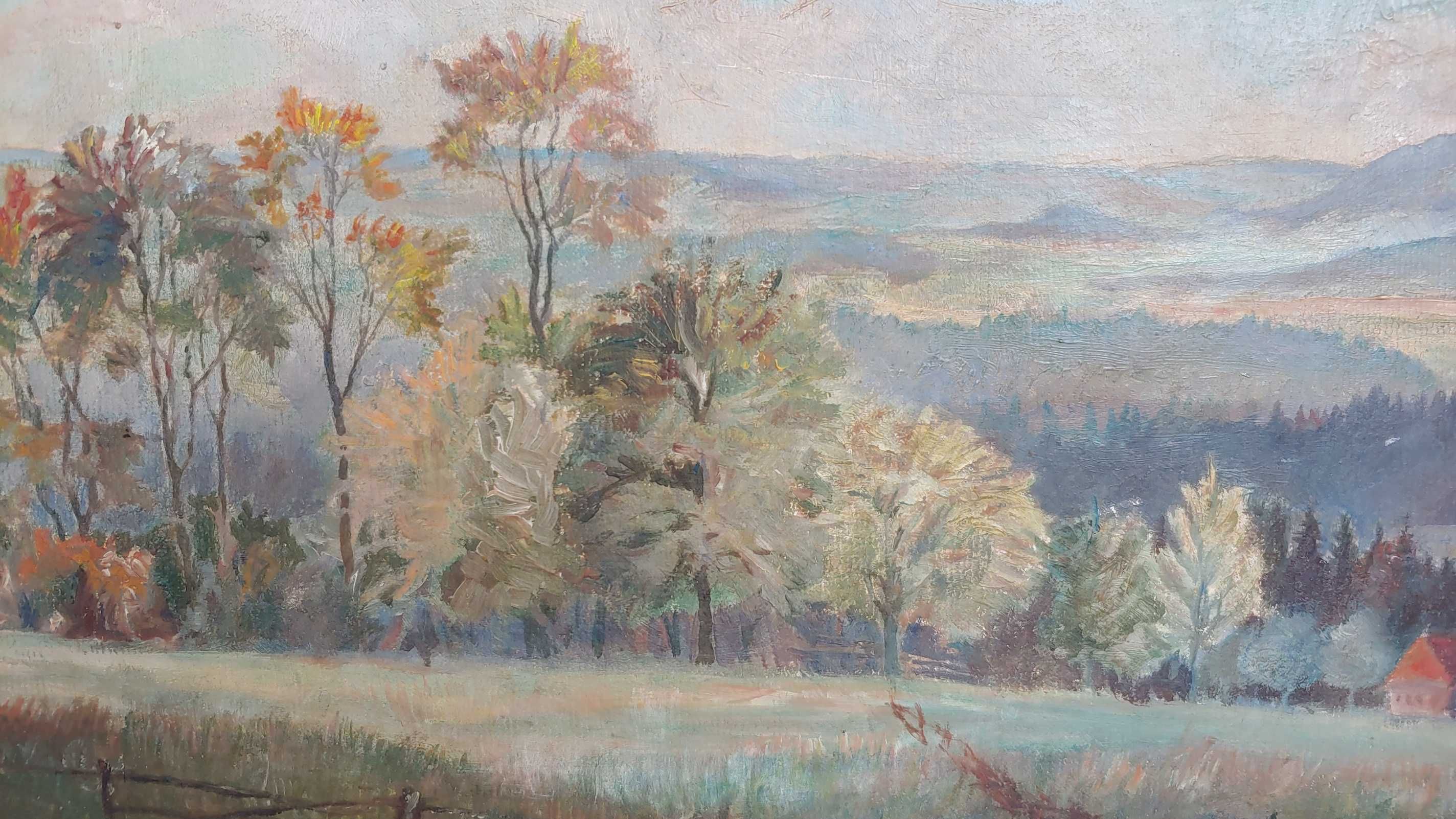 Пейзаж на известния художник, 1946 г., оригинал