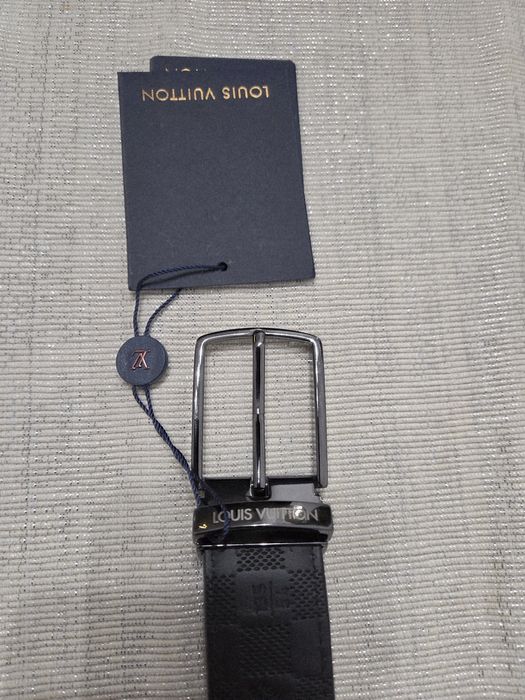 Мъжки колан Louis Vuitton- двулицев 100% кожа